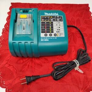 Makita DC18RA 7.2-18V Li-ion Rapid Battery Charger Genuine OEM, TESTED